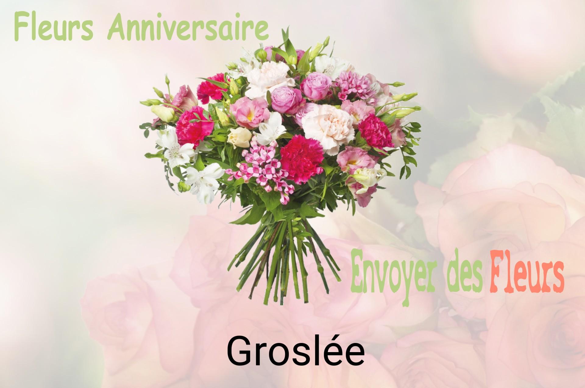 Bouquet de fleurs d’anniversaire livré à Groslée