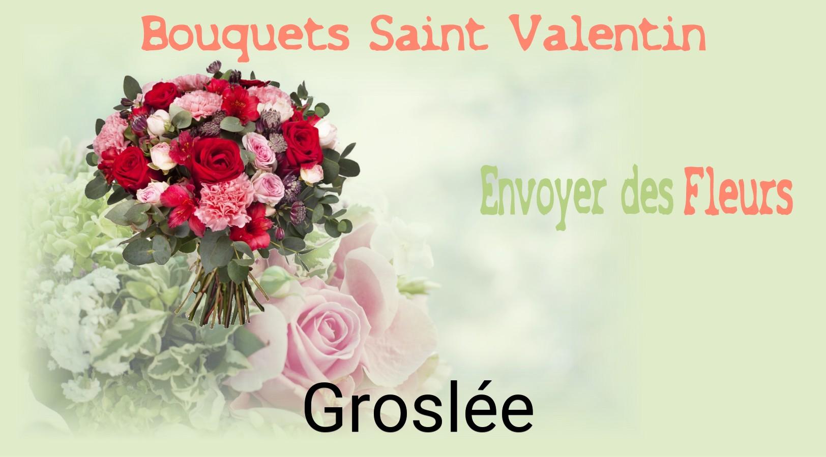 Roses de Saint-Valentin livrées à Groslée